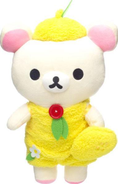 San-X Rilakkuma Korilakkuma Plush 轻松熊系列小白熊套装毛绒玩具