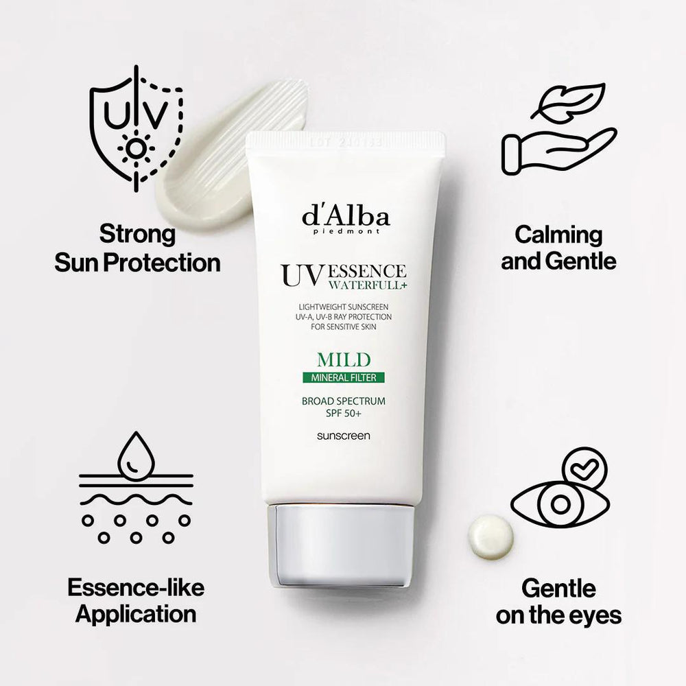 
                      
                        D'Alba Waterfull Mild Sunscreen 黛尔珀水润温和防晒霜 SPF50+ PA++++ 50mL
                      
                    