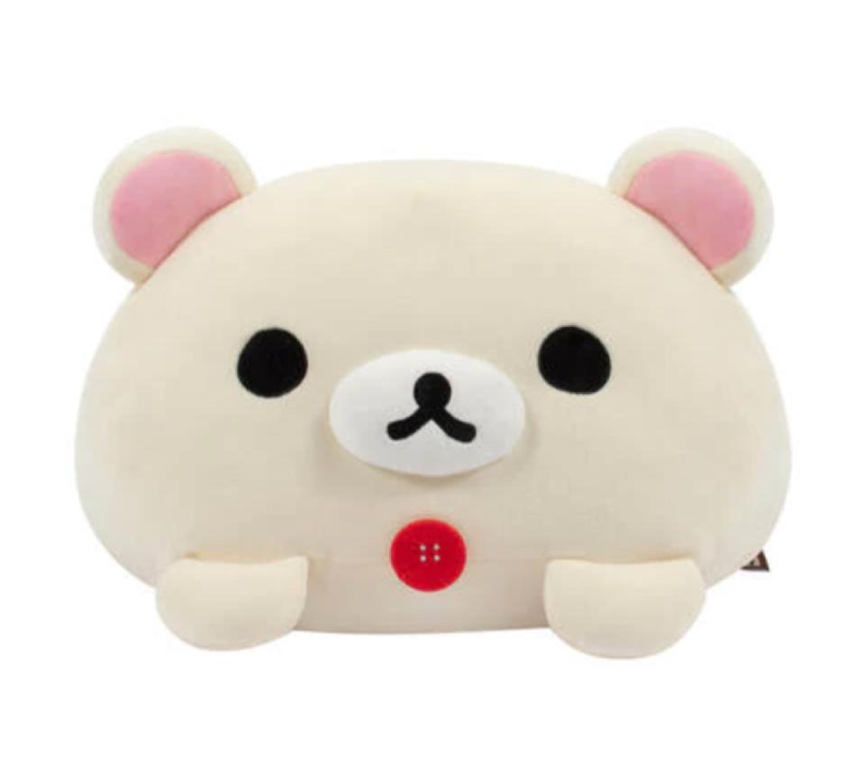 San-X Rilakkuma Korilakkuma Daifuku Cushion 轻松熊系列小白熊抱枕