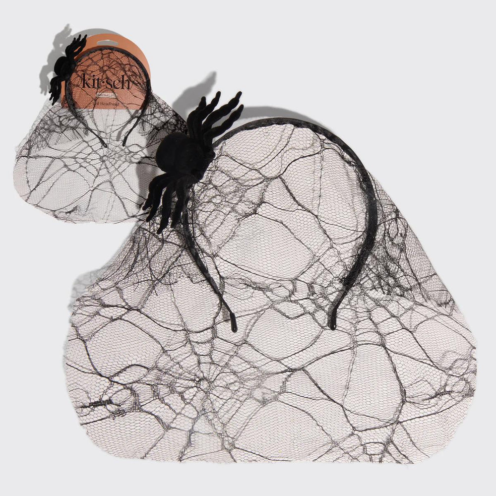 Kitsch Veil Headband - Spiderweb 蛛网面纱头带