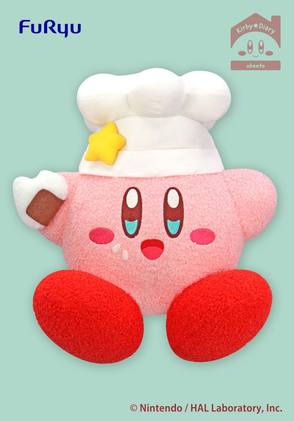 Kirby Diary Obento Big Plush Toy Cook 星之卡比大号厨师毛绒玩具