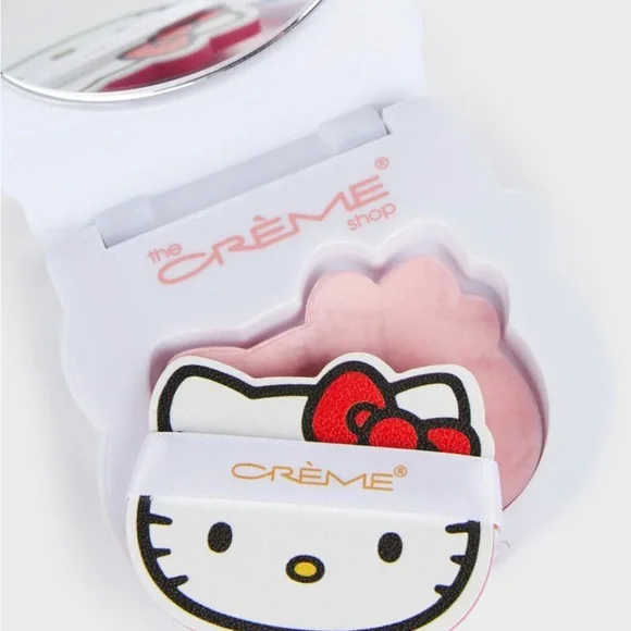 
                      
                        The Creme Shop Hello Kitty Mattifying Blotting Paper+Reusable Mirror Compact 凯蒂猫哑光吸油纸+可重复使用化妆镜
                      
                    