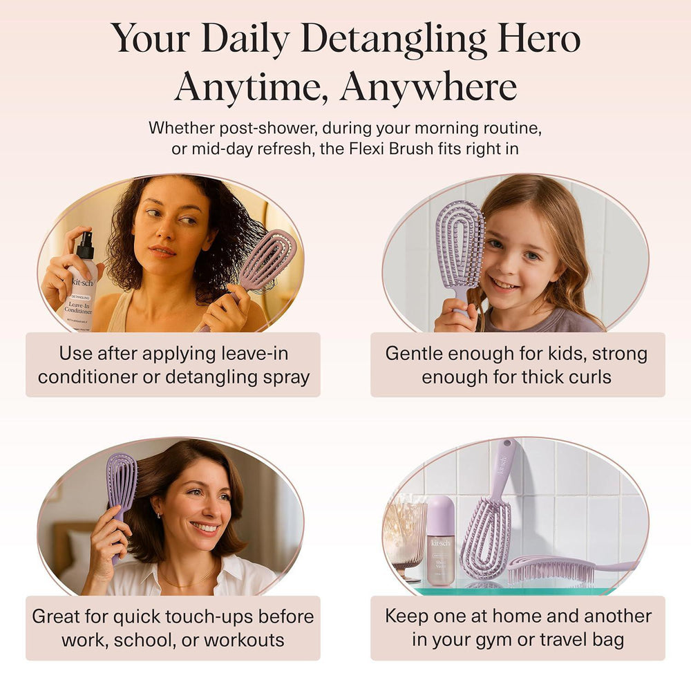 
                      
                        Kitsch Detangling Flexi Brush 顺发梳子
                      
                    