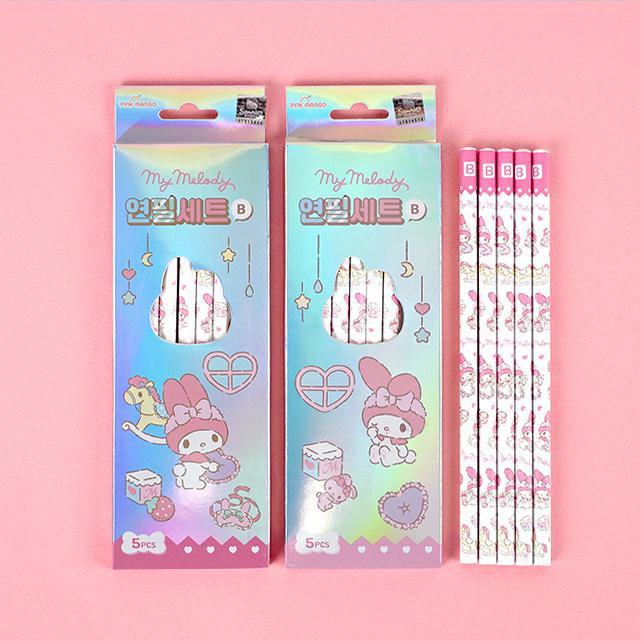 2000 Sanrio 5 Pencil Set_MM 三丽鸥铅笔套装