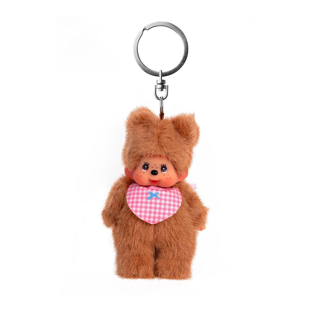 Monchhichi Cute Bearchhichi Keychain Plush 蒙奇奇可爱钥匙扣毛绒玩具