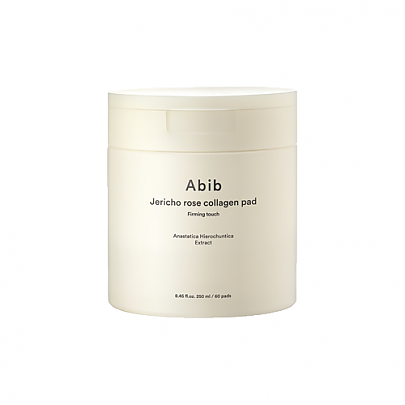 Abib Jericho Rose Collagen Pad Firming Touch 阿彼芙复活草含生草胶原蛋白棉片补水修护舒缓保湿 60pcs