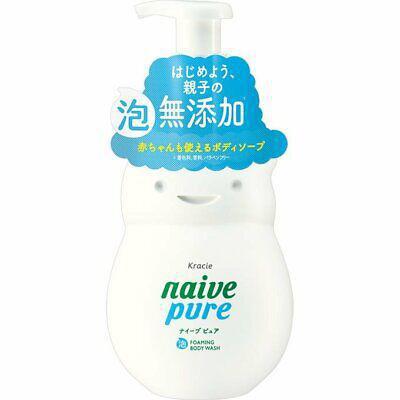 Kracie naive PURE Body Wash FOAM Soap 550ml