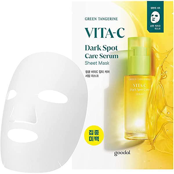 
                      
                        Goodal Green Tangerine VC Serum Mask 5pc 青橘VC精华美白面膜5片/盒
                      
                    