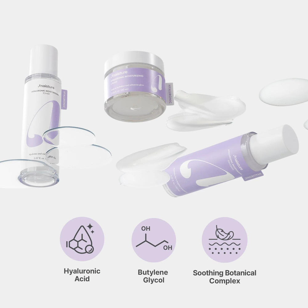 
                      
                        Naisture Hyaluronic Moisturizing 韩国Naisture透明质酸保湿三件套
                      
                    
