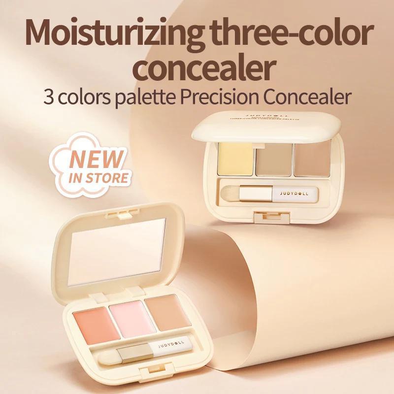 Judydoll Moisturizing Three-Shades Concealer Palette 橘朵持久保湿遮瑕膏