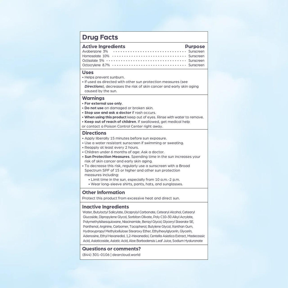 
                      
                        Dearcloud Tone Blur Essence Sunscreen 韩国Dearcloud柔肤精华防晒霜 SPF50+ PA++++
                      
                    