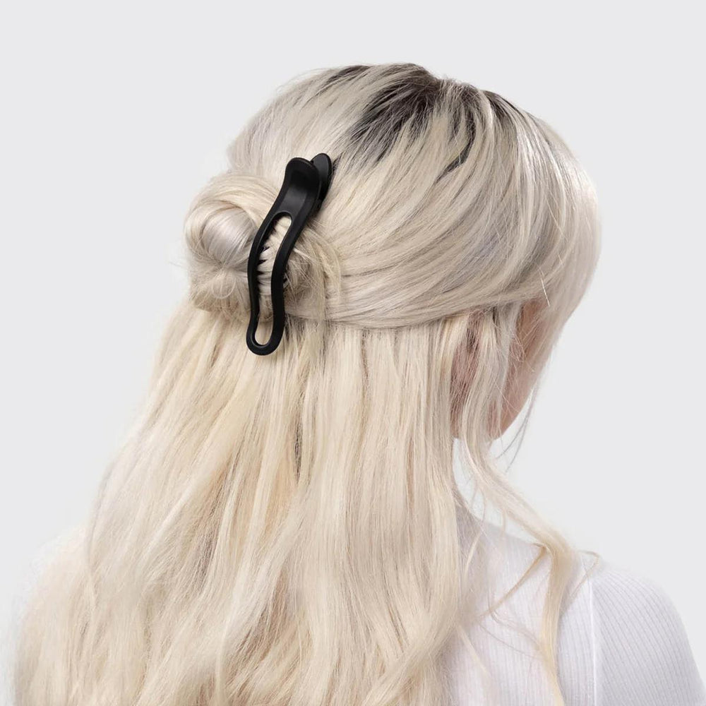 
                      
                        Kitsch Flat Lay Claw Clip 2pc Curved - Black & Tort 平躺爪夹黑色和土色 2件套
                      
                    