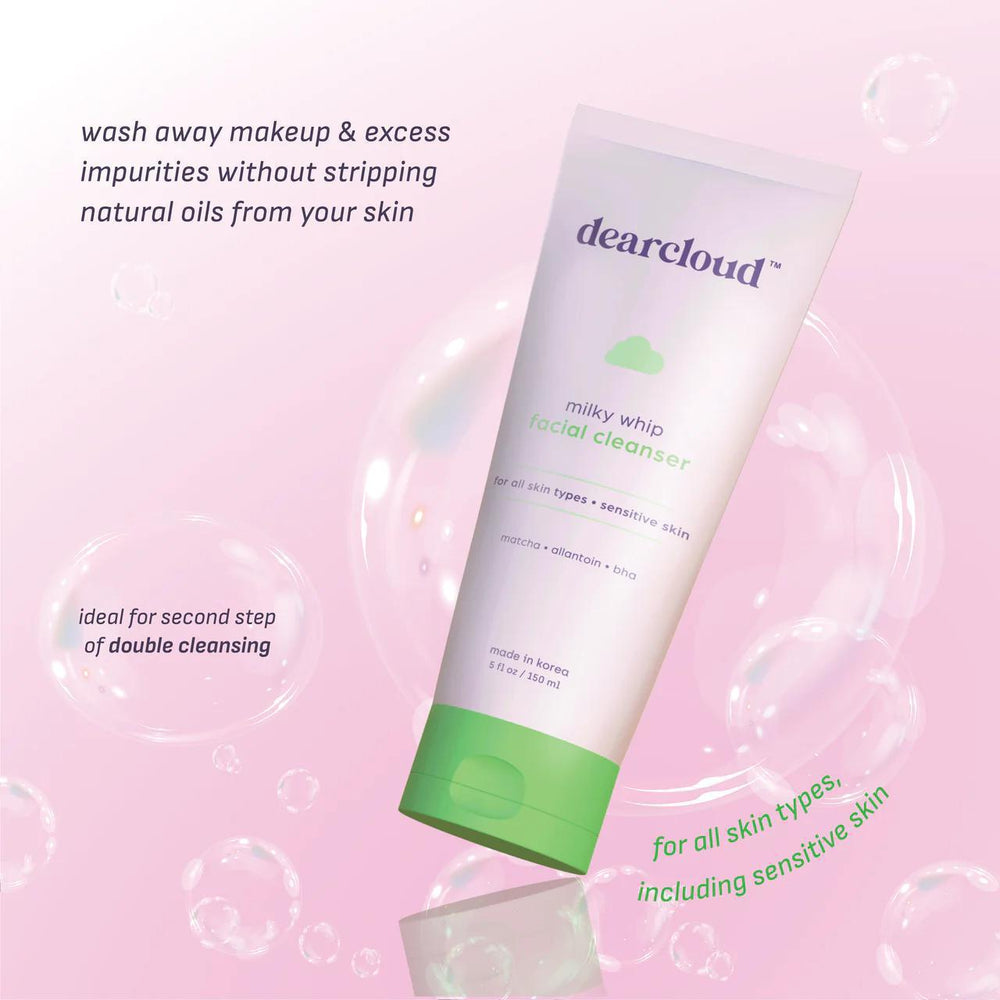 
                      
                        Dearcloud Milky Whip Facial Cleanser 韩国Dearcloud泡沫洁面乳 150mL
                      
                    