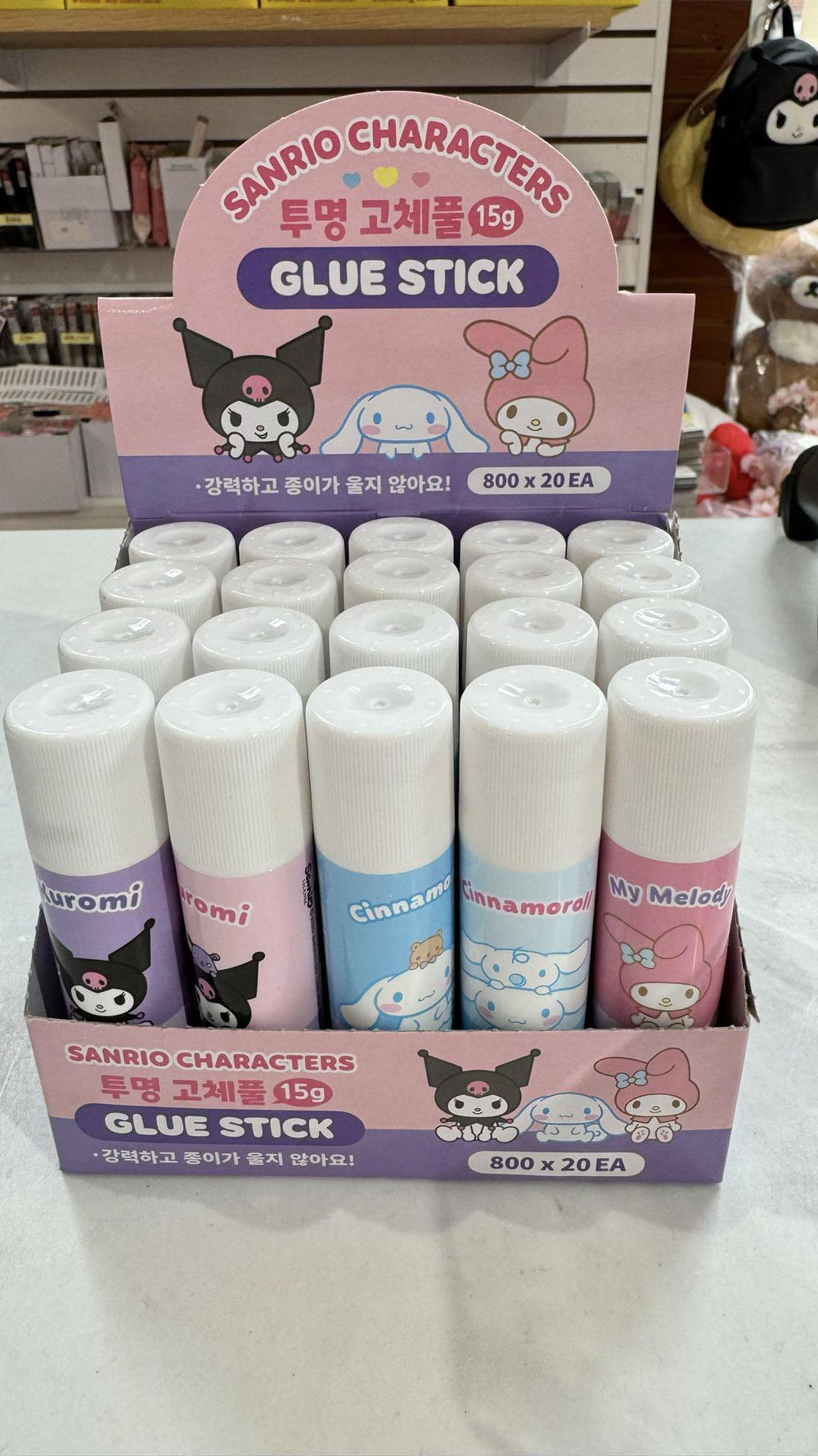 Sanrio Characters Glue Stick 人物透明固体胶 15g