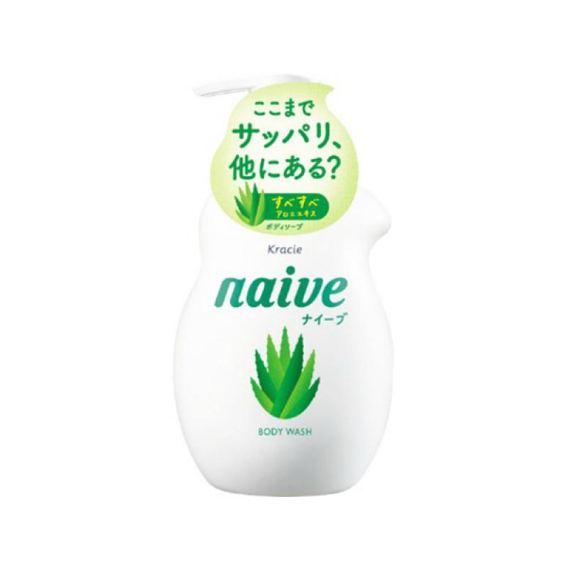 Kracie Naive Body Soap Aloe Pump 嘉娜宝芦荟保湿沐浴露