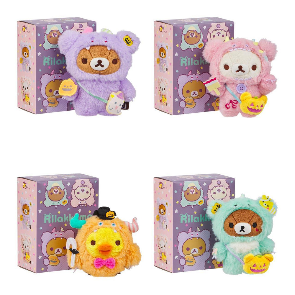 San-X Rilakkuma Original Monster Series Blind Box 日本San-X轻松熊原创怪兽系列毛绒玩具盲盒