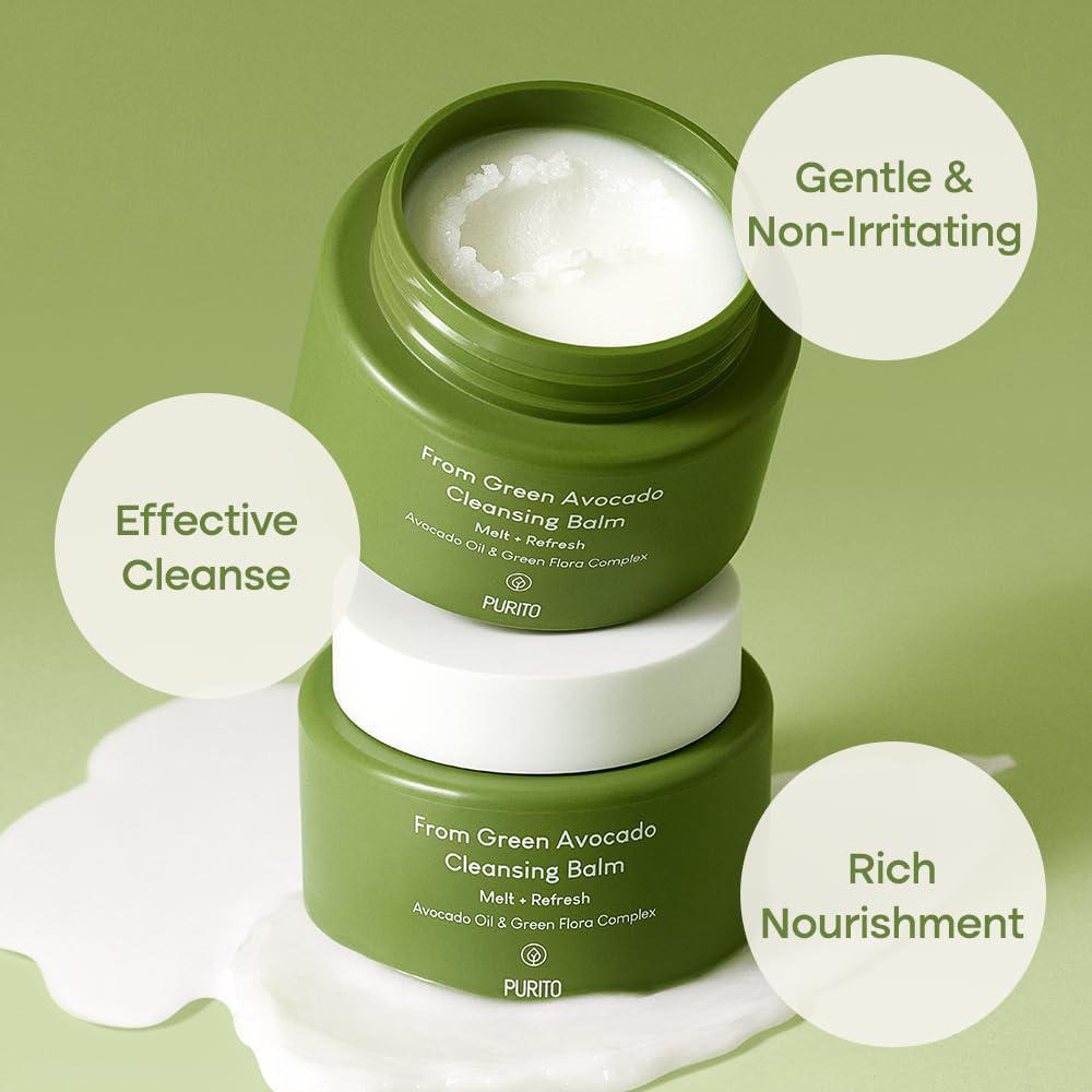 
                      
                        Purito SEOUL Green Avocado Cleansing Balm 韩国绿色鳄梨清洁膏 100mL
                      
                    