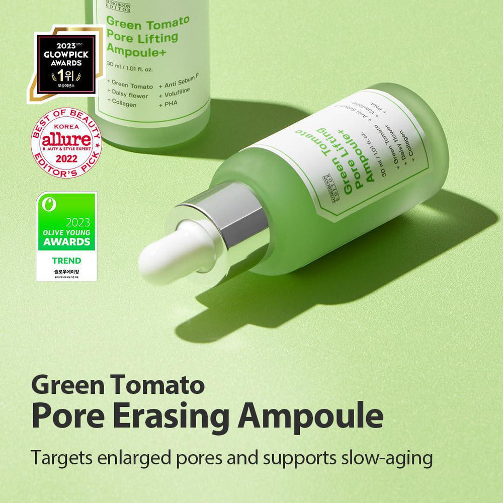 
                      
                        Sungboon Editor Green Tomato Pore Lifting Ampoule 韩国Sungboon Editor青番茄毛孔紧致保湿精华液 30mL
                      
                    