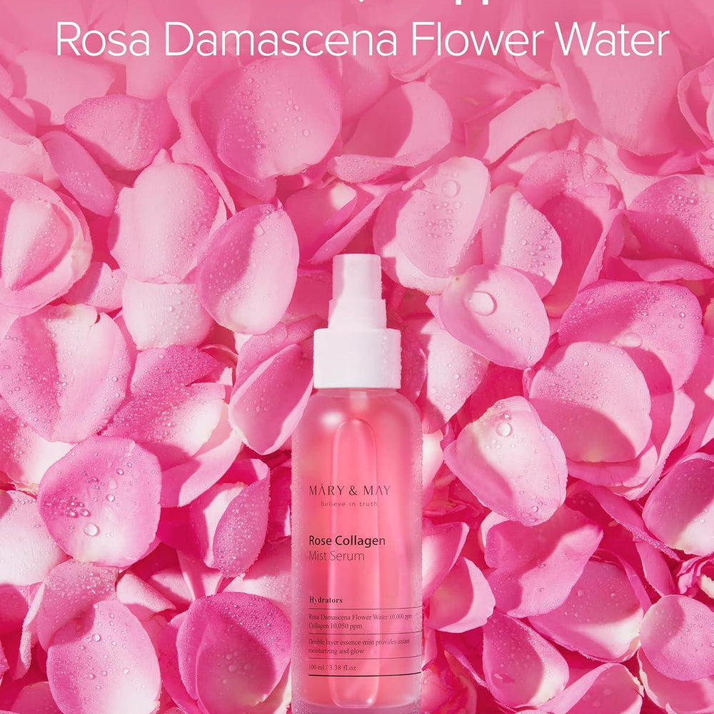 
                      
                        Mary&May Rose Collagen Mist Serum 媄茵雅玫瑰胶原蛋白喷雾精华液 100mL
                      
                    