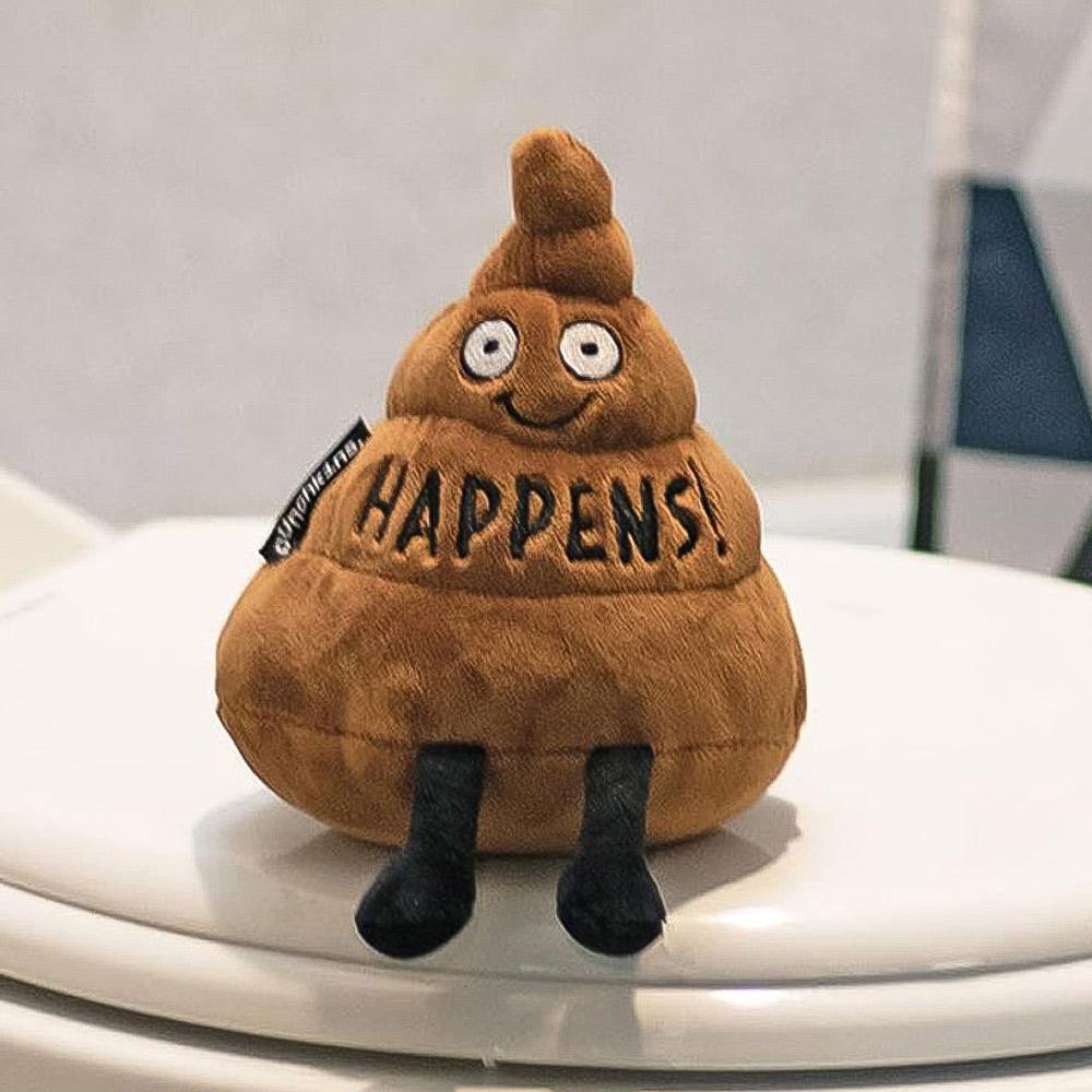 Punchkins Poop Emoji Plush Funny White Elephant Holiday Gift Toy Cute 便便表情符号毛绒玩具节日礼物