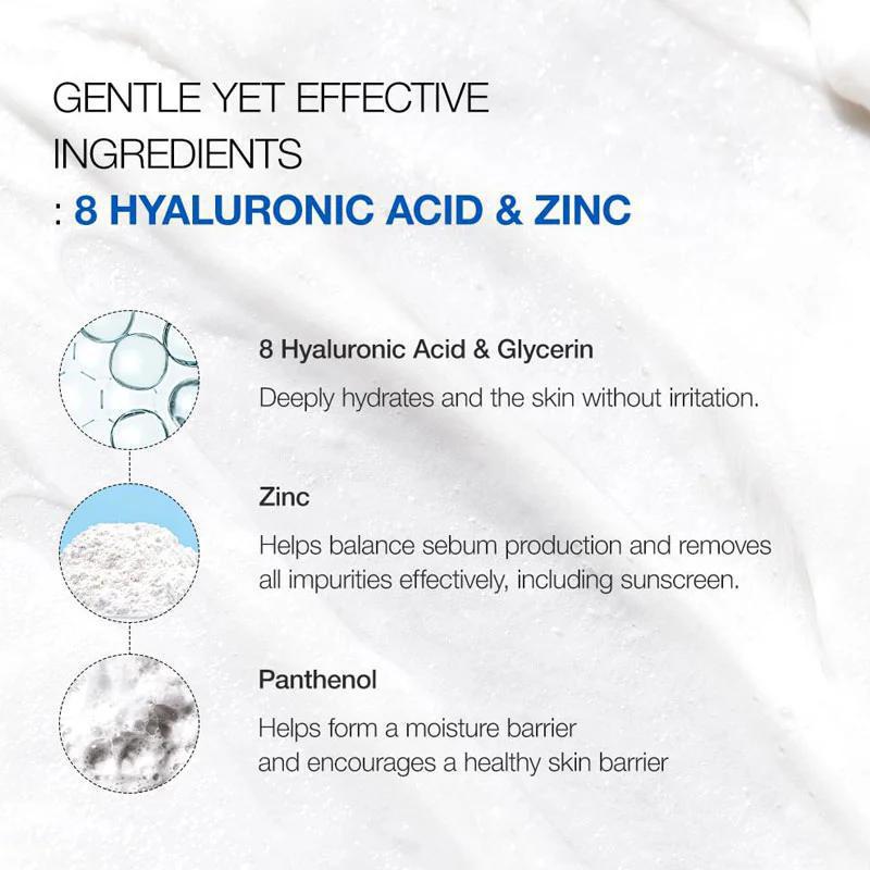 
                      
                        ANUA 8 Hyaluronic Acid Hydrating Gentle Foaming Cleanser 安宇安收缩毛孔温和保湿泡沫洁面乳 150ml
                      
                    