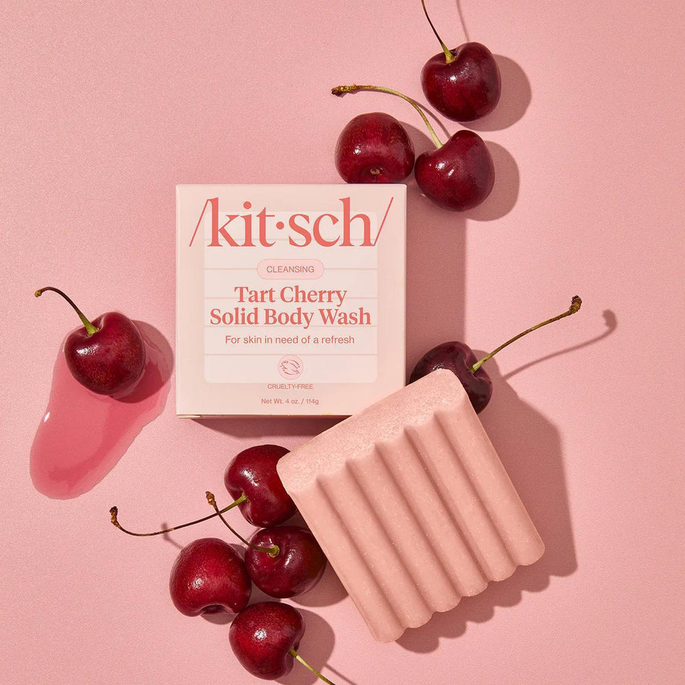Kitsch Cleansing Tart Cherry Solid Body Wash 樱桃味清洁沐浴露