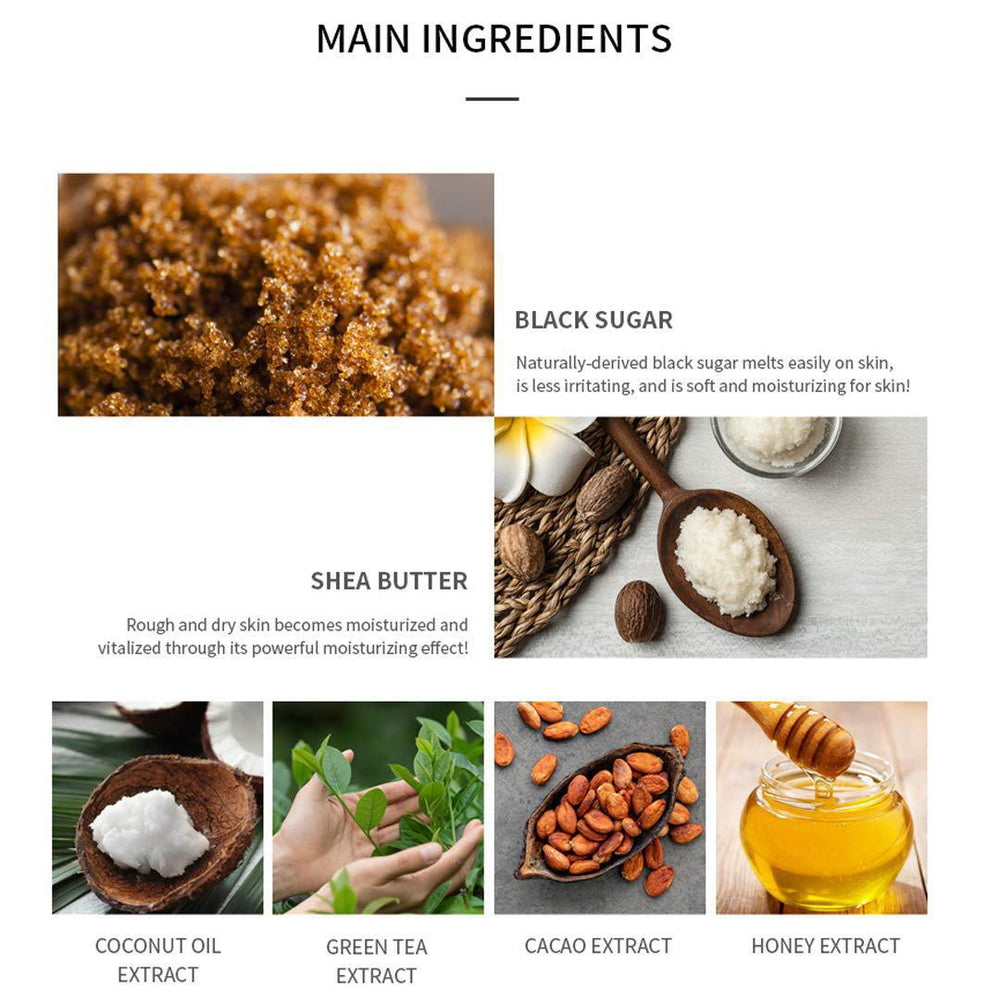 
                      
                        MIZON Honey Black Sugar Scrub 谜之芬蜂蜜黑糖磨砂膏 90mL
                      
                    