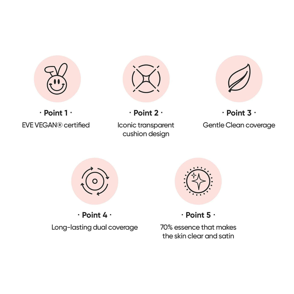 
                      
                        AMUSE Skin Tune Vegan Cover Cushion 阿慕斯果冻水润气垫粉底 SPF45 PA++ 15g
                      
                    