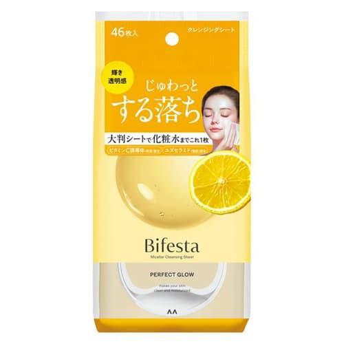 
                      
                        Mandom Bifesta Micellar Cleansing Sheet Perfect Glow 漫丹卸妆湿巾 46sheets
                      
                    