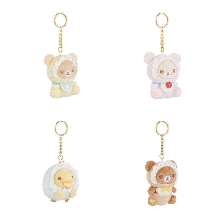 
                      
                        San-X Rilakkuma Original Baby Bonnet Series Keychain  轻松熊原创婴儿帽系列钥匙扣
                      
                    