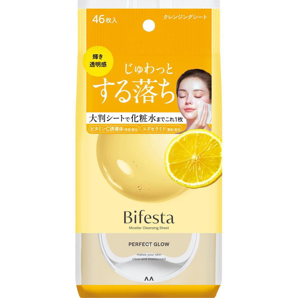 
                      
                        Mandom Bifesta Micellar Cleansing Sheet Perfect Glow 漫丹完美光泽卸妆湿巾 46sheets
                      
                    