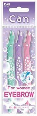 KAI Razor Can Bubble Eyebrow Razor 3PCS