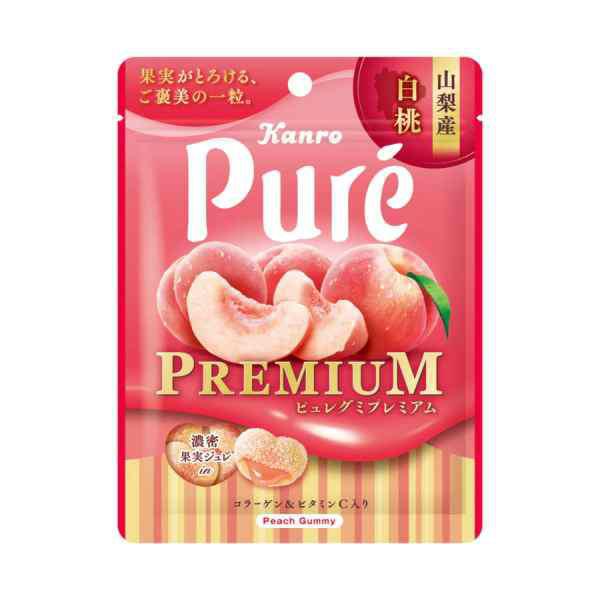 Kanro Pure Premium Gummy  Kanro心形软糖 54g