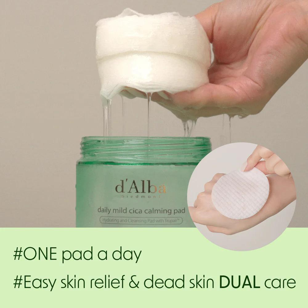 
                      
                        D'Alba White Truffle Daily Mild Cica Calming Pad 黛尔珀白松露每日温和积雪草保湿棉片 165mL
                      
                    