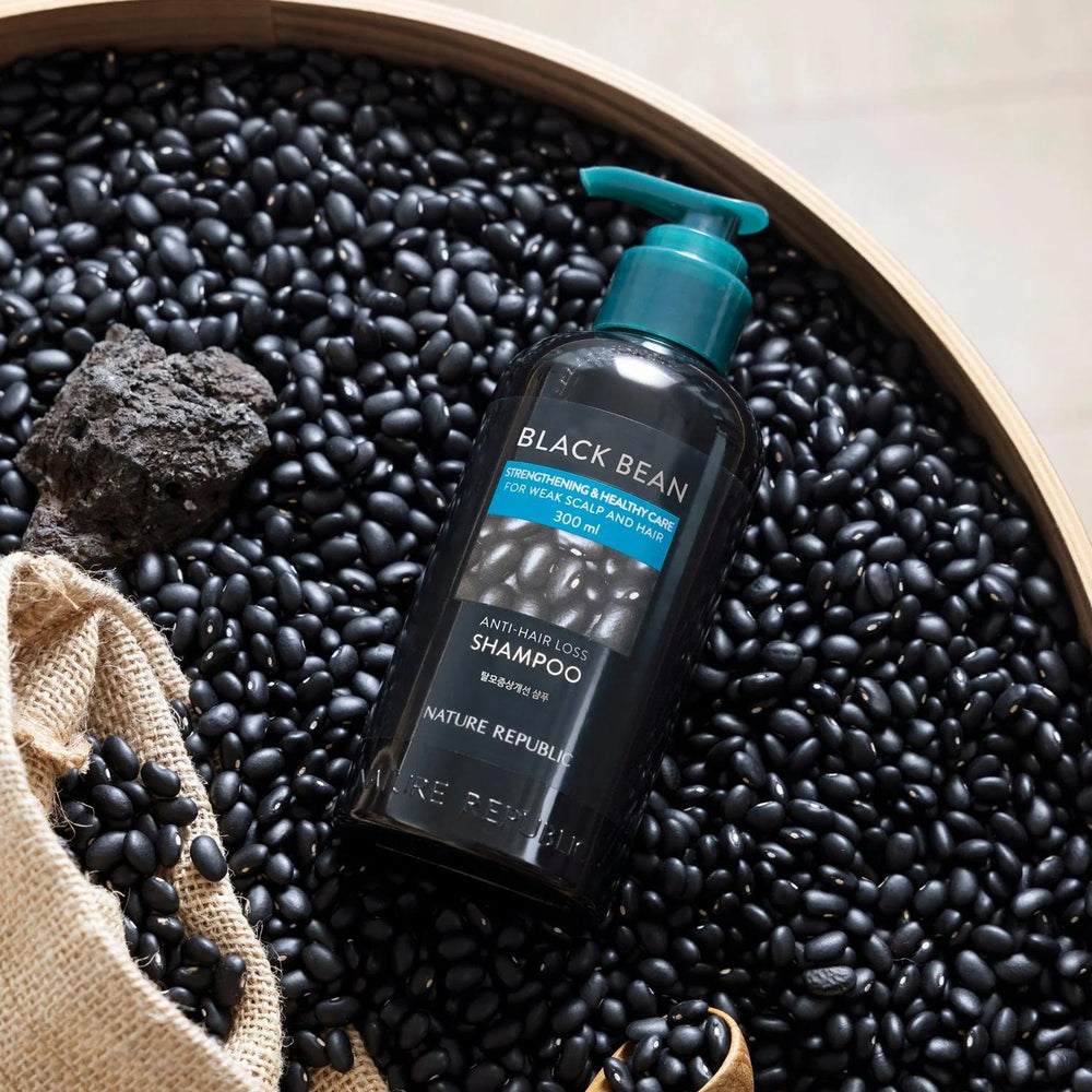 
                      
                        Nature Republic Black Bean Invigorating Hair 自然乐园黑豆活力洗护
                      
                    