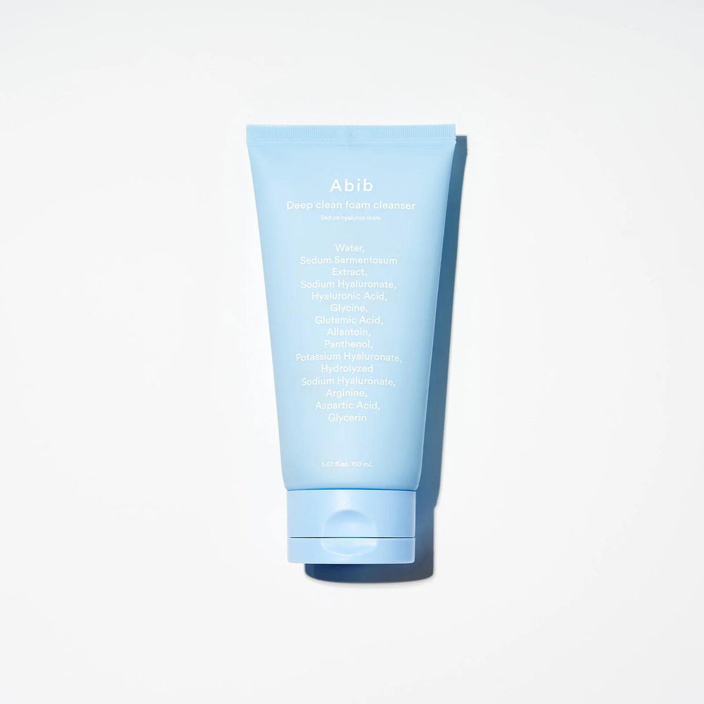 Abib Sedum Hyaluron Foam Deep Clean Foam Cleanser 阿彼芙透明质酸深层清洁泡沫洁面乳 150mL