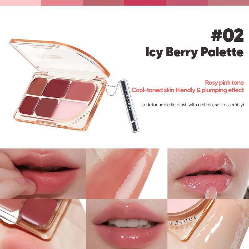 
                      
                        Judydoll 6-Color Multi-Use Lip Palette 橘朵6色多功能唇彩盘
                      
                    