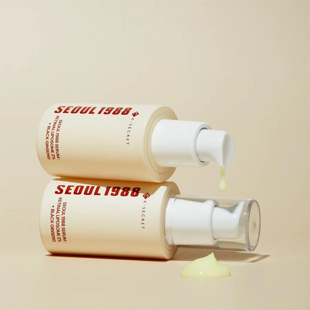 
                      
                        K-SECRET SEOUL 1988 Serum - Retinal Liposome 2% + Black Ginseng 韩国K-SECRET1988精华液2%视黄醇+黑参 30mL
                      
                    