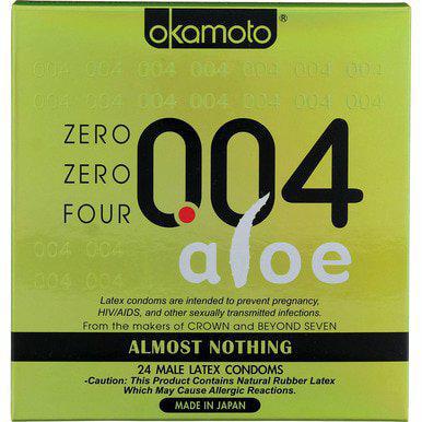 Okamoto 0.04 Aloe Condom 24pc 冈本0.04安全套24入（芦荟湿润）