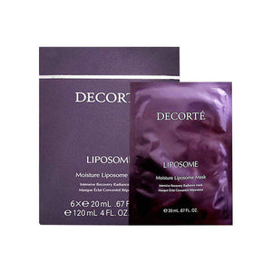 
                
                    Load image into Gallery viewer, Cosme Decorte Liposome Intensive Recovery Radiance Mask 黛珂小紫瓶保湿精华面膜6片/盒
                
            