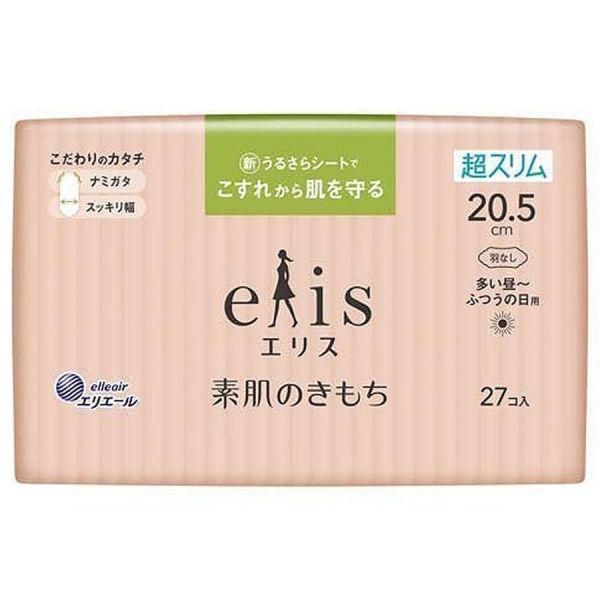 Elleair Elis Suhadano Kimochi Sanitary Napkin Slim Regular Daytime No Wing 27P