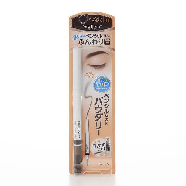 
                      
                        SANA New Born Powdery Pencil 01 Light Brown 立体持色眉笔-01灰棕色
                      
                    