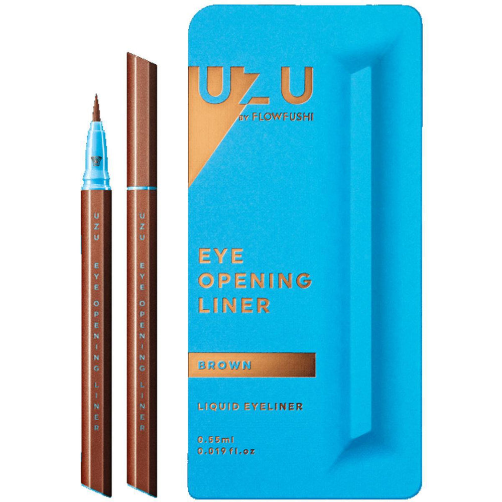 UZU by Flowfushi Brown Liquid Eyeliner 熊野职人眼线液棕色