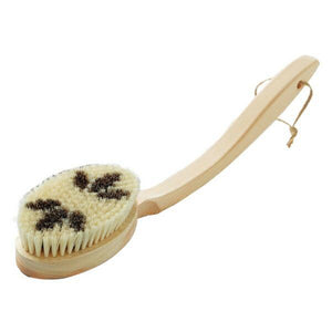 MARNA Body Brush with Curved Handle (Pig hair)