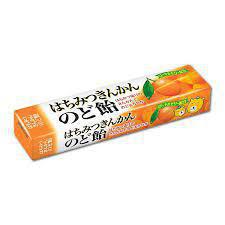 NOBEL HACHIMITSU KUMQUAT THROAT CANDY( STICK)龙角散喉糖金橘