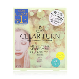 Kose Clear Turn Super Premium Fresh Mask Firm & Glowing 浓厚保湿面膜(胶原蛋白)3片/盒