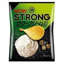 Koikeya Strong Potato Chip - Sour Cream Onion 咔辣姆久大力士薯片 - 酸奶洋葱味
