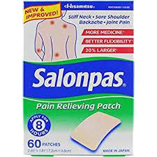 Salonpas Pain Relieving Patch 60 Patches 撒隆巴斯镇痛膏药贴 60片