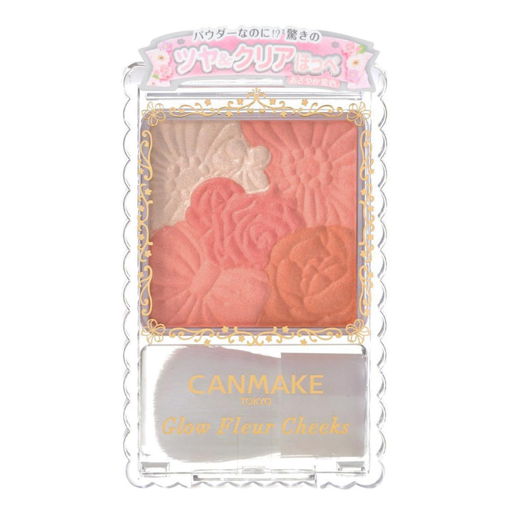 Canmake Fleur Cheeks 03 Fairy Orange 井田花瓣珠光腮红03 橙粉色
