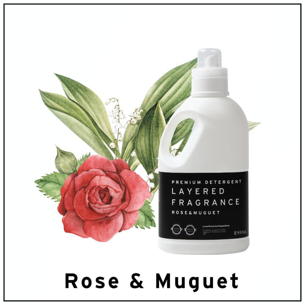 Layered Fragrance Premium Detergent Rose & Muguet 玫瑰铃兰洗衣液